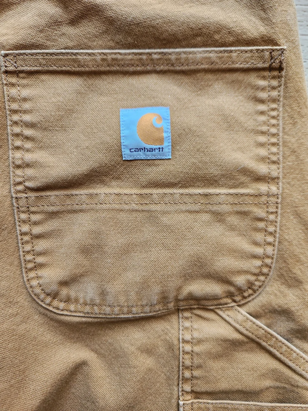 Carhartt Men’s Brown Duck Carpenter Pants